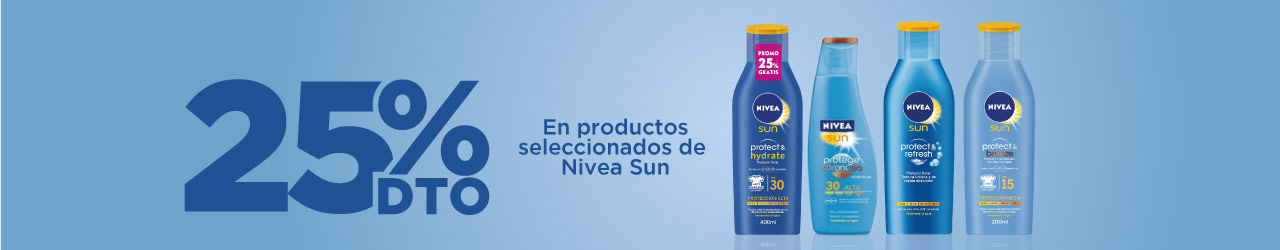 25% nivea sun 25% nivea sun